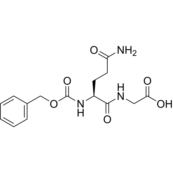 (S)-2-(5-Amino-2-(((benzyloxy)carbonyl)amino)-5-oxopentanamido)acetic acid 6610-42-0